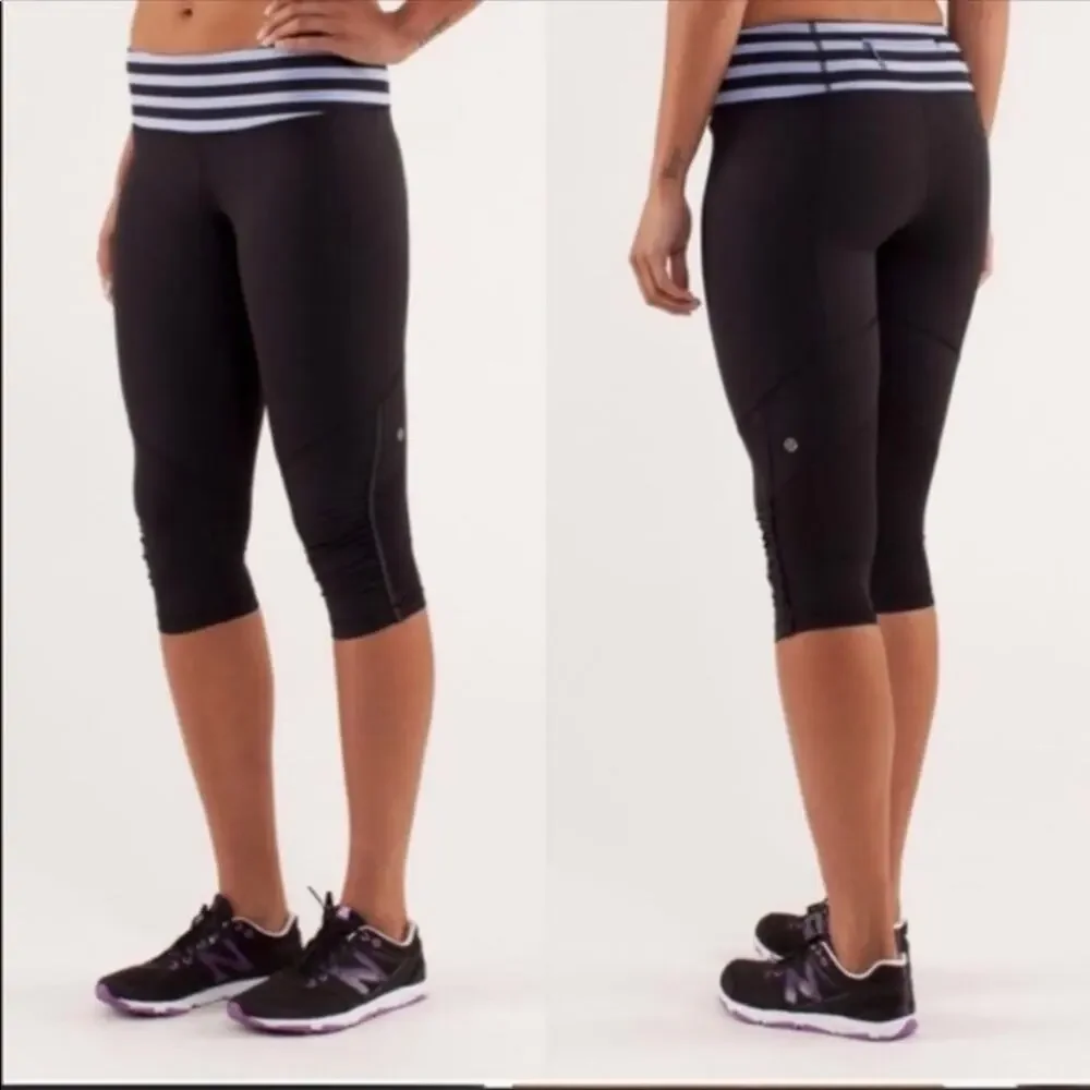 Lululemon Run For Your Life Crop Leggings Size 8